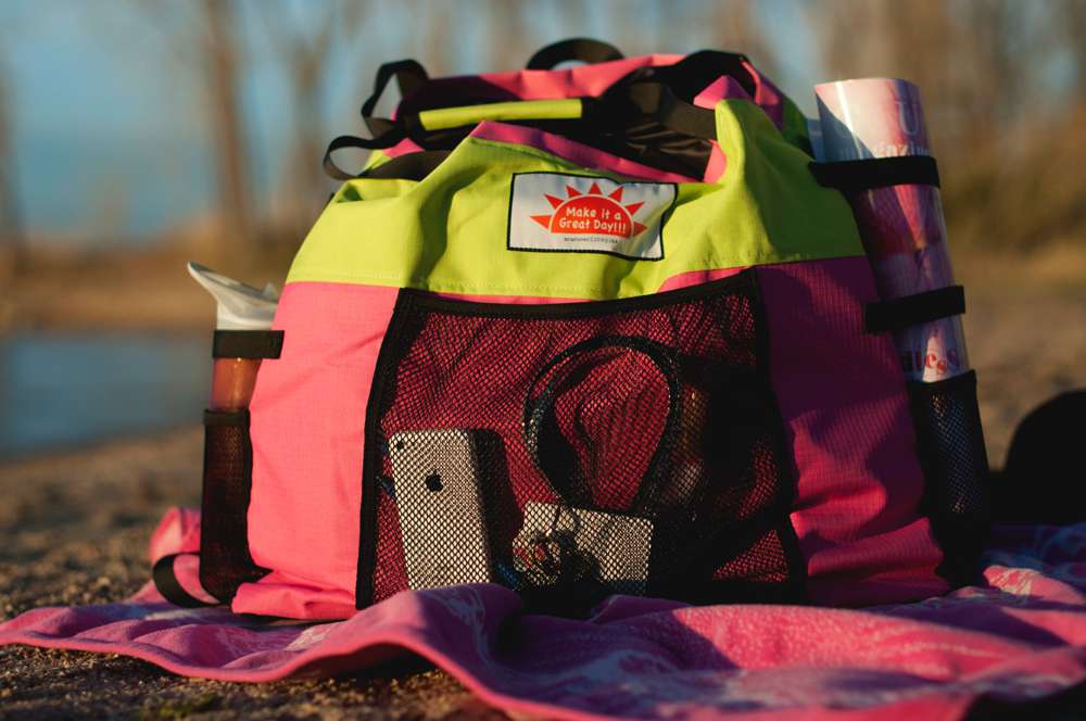 The Perfect Gift: The Make It A Great Day Bag! pink backpack 17